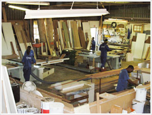 Kitchen and Cupboard Centre factory floor Kitchen and Cupboard Centre factory floor